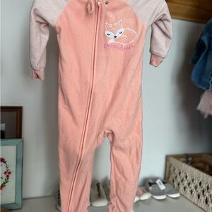 Pink Fox Kids One Piece